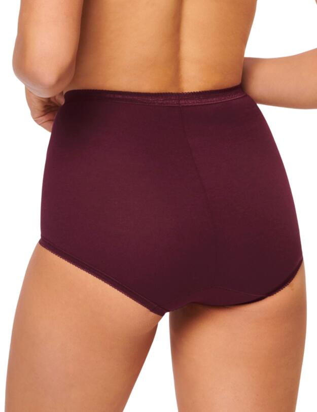 Sloggi Basic+ Maxi Briefs 4 Pack White/Pink/Purple/Cream