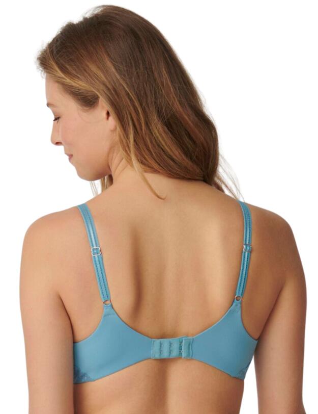 Triumph Wild Peony Florale Padded Bra Blue Lake