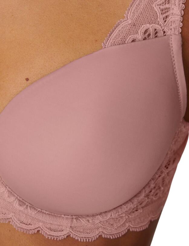 Triumph Amourette Spotlight Half Cup Padded Bra Tea Rose 