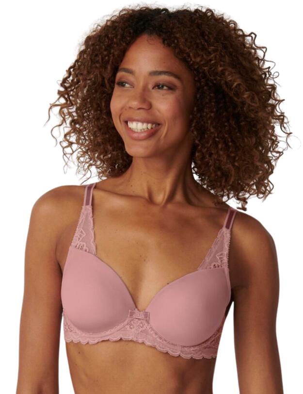 Triumph Amourette Spotlight Half Cup Padded Bra Tea Rose 