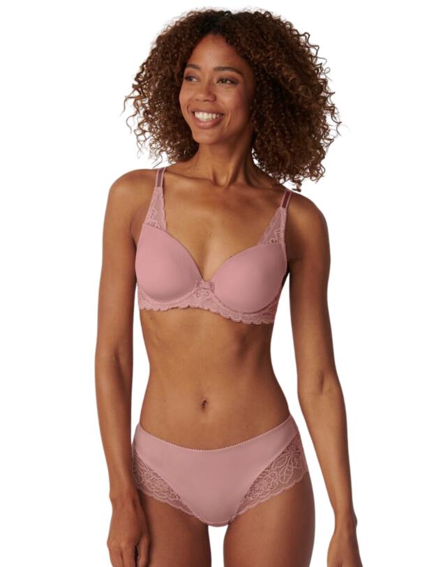 Triumph Amourette Spotlight Half Cup Padded Bra Tea Rose 
