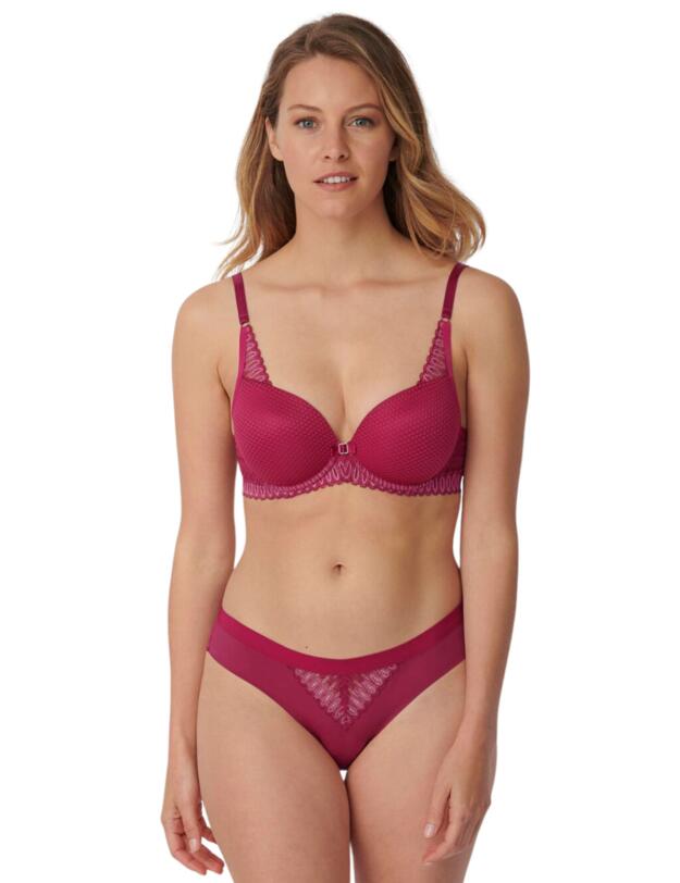 Triumph Aura Spotlight Half Cup Padded Bra Cassis Sode 