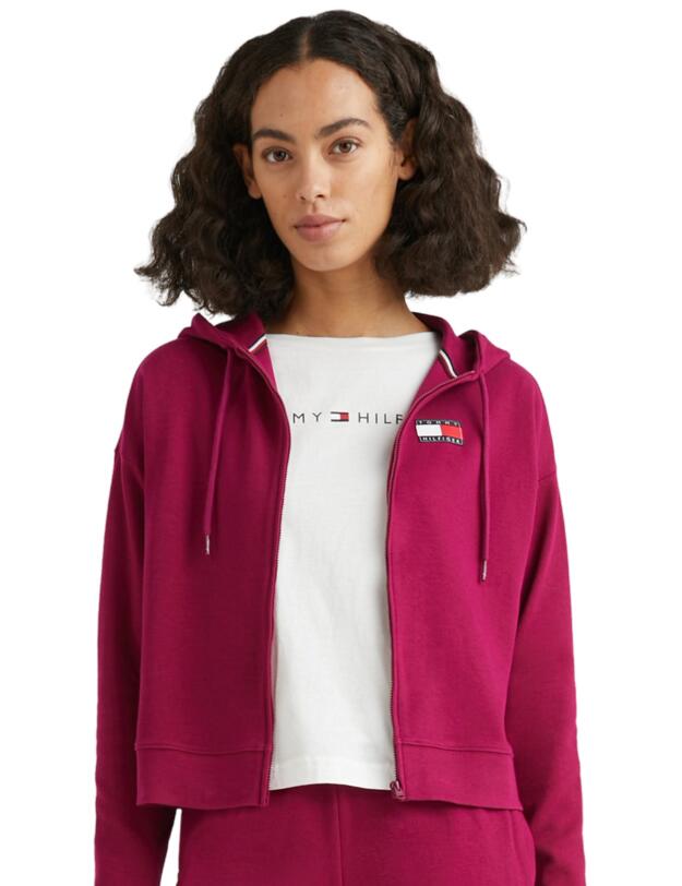 Tommy Hilfiger Tommy 85 Full Zip Hoodie  Italian Wine