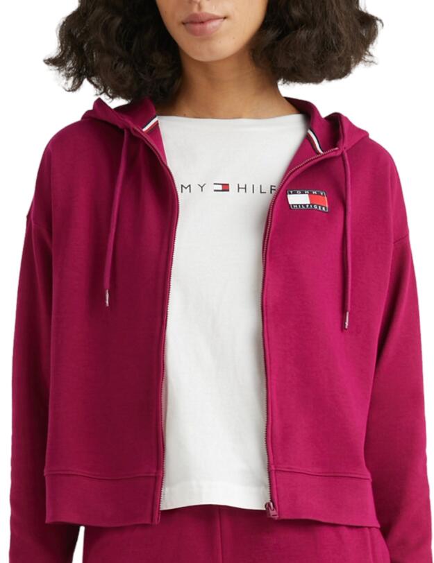 Tommy Hilfiger Tommy 85 Full Zip Hoodie  Italian Wine