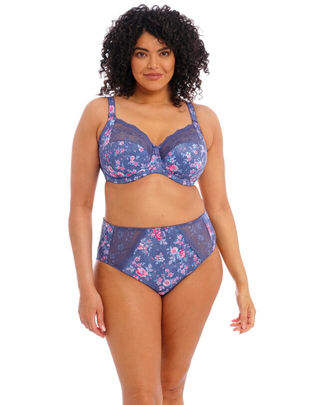 Elomi Morgan High Waist Brief Denim Floral