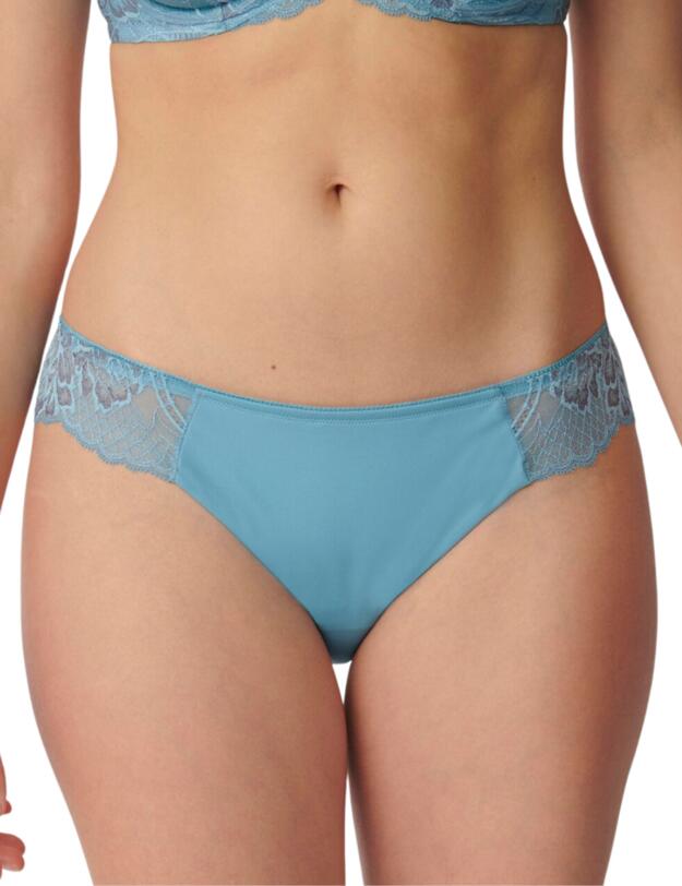 Triumph Wild Peony Florale Brazilian Briefs Blue Lake 