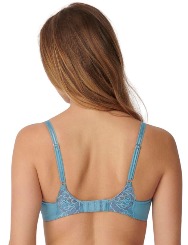 Triumph Wild Peony Florale Underwired Bra Blue Lake 