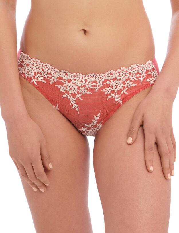Wacoal Embrace Lace Brief Faded Rose/White Sand
