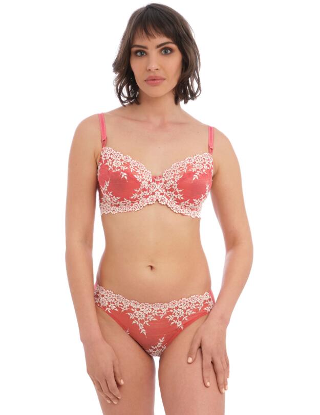 Wacoal Embrace Lace Brief Faded Rose/White Sand