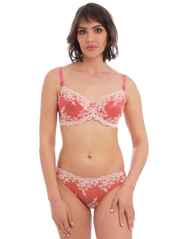 Wacoal Embrace Lace Underwired Bra Faded Rose/White Sand