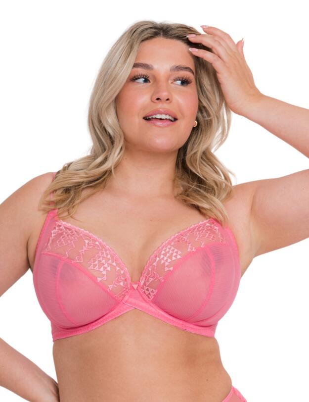 Curvy Kate Centre Stage Full Plunge Bra Pink