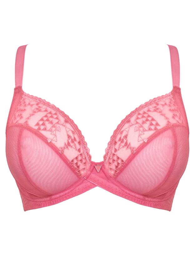 Curvy Kate Centre Stage Full Plunge Bra Pink