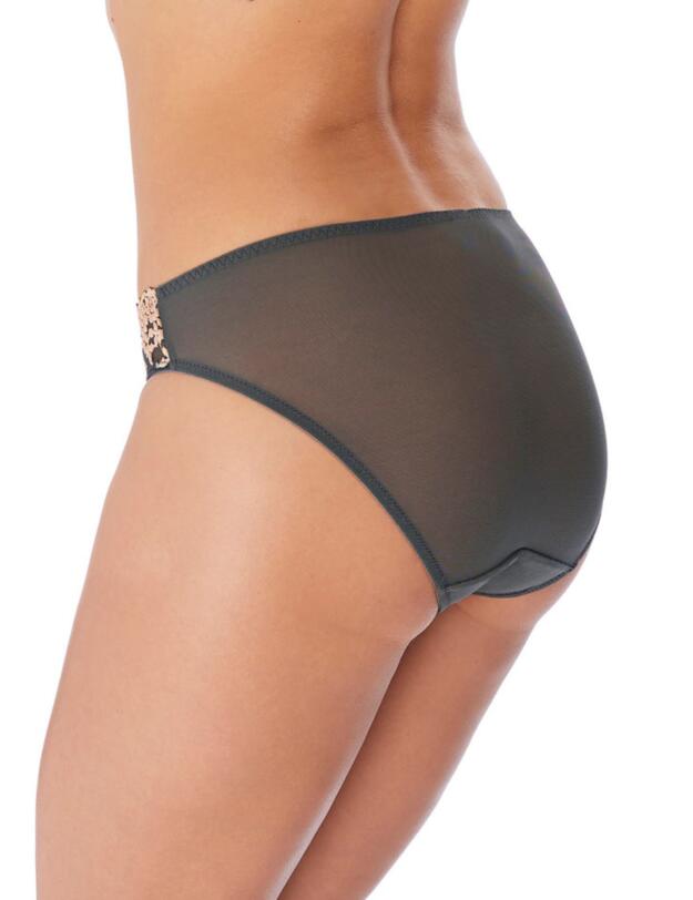 Wacoal Embrace Lace Bikini Brief Ebony/ Shifting Sand