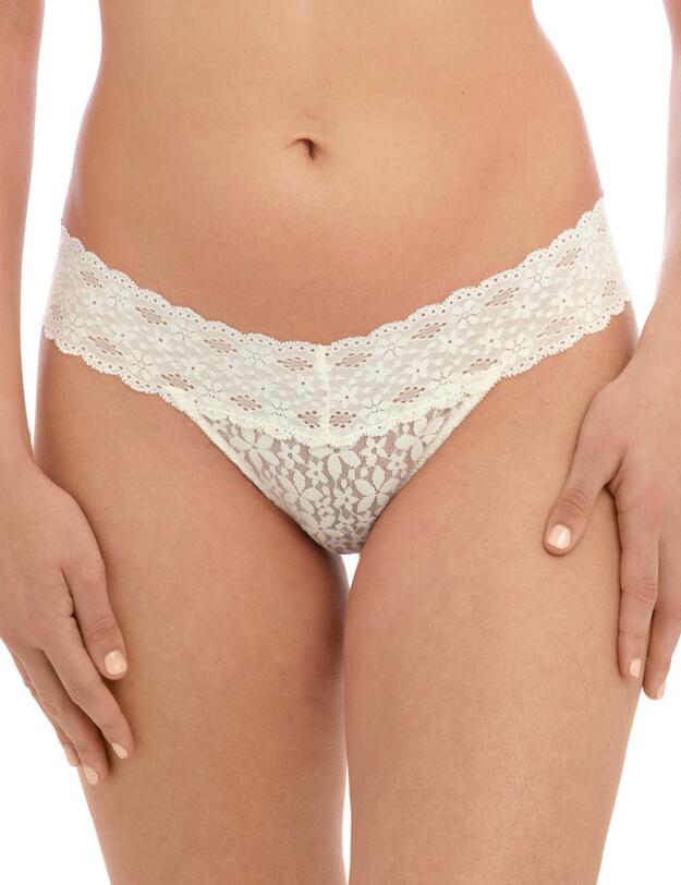 Wacoal Halo Lace Thong Ivory
