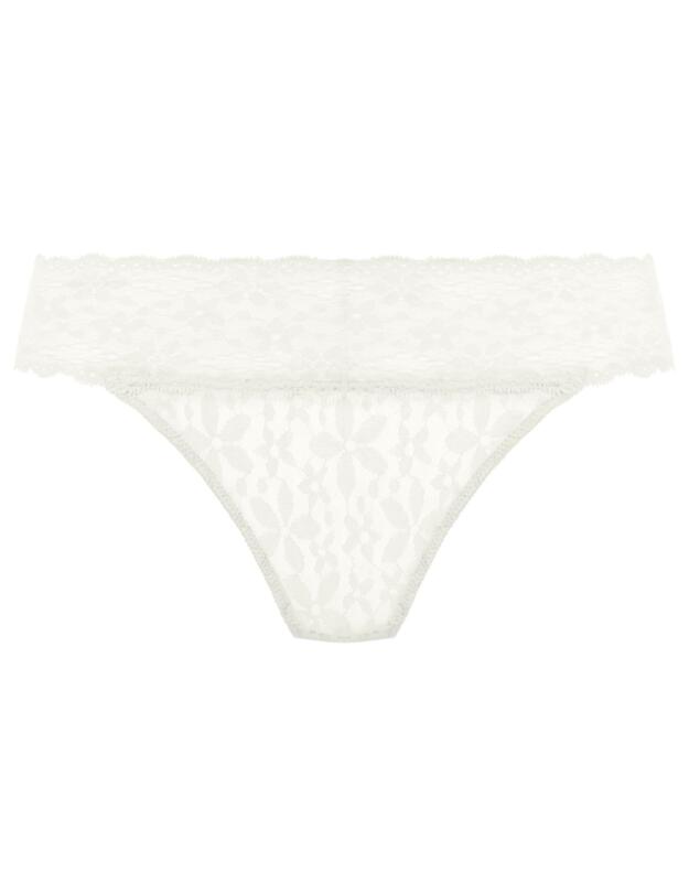 Wacoal Halo Lace Thong Ivory