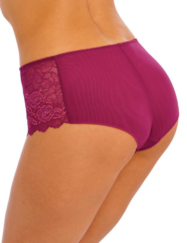 Wacoal Lace Perfection Short Brief Red Plum