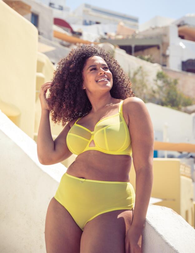 Curvy Kate Victory 4 Part Balcony Bra Citron