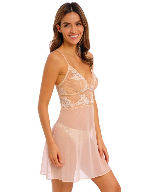 Wacoal Lace Perfection Chemise Cafe Creme