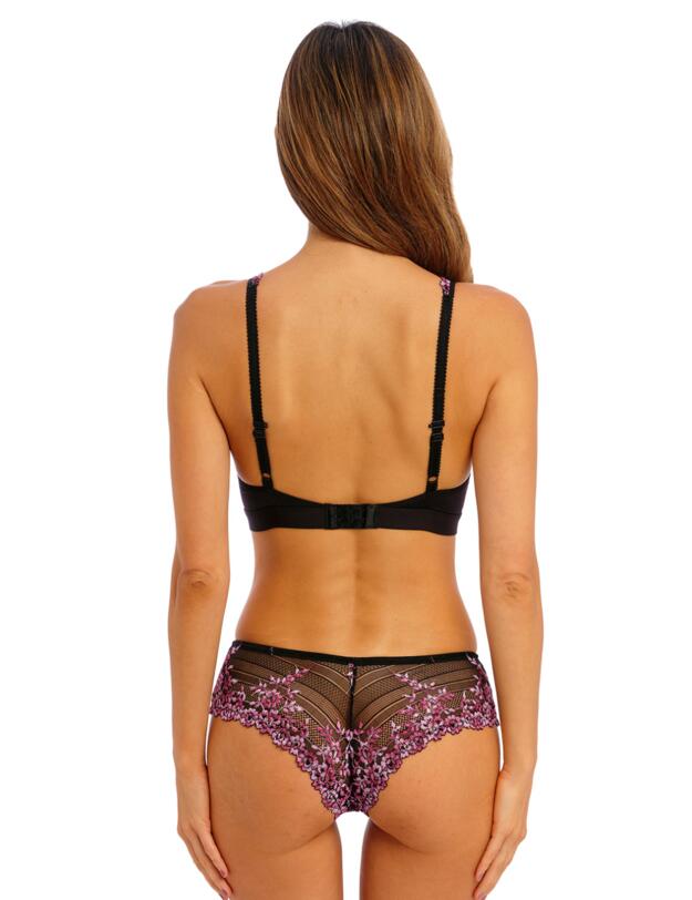 Wacoal Embrace Lace Soft Cup Bra Black/Berry Multi