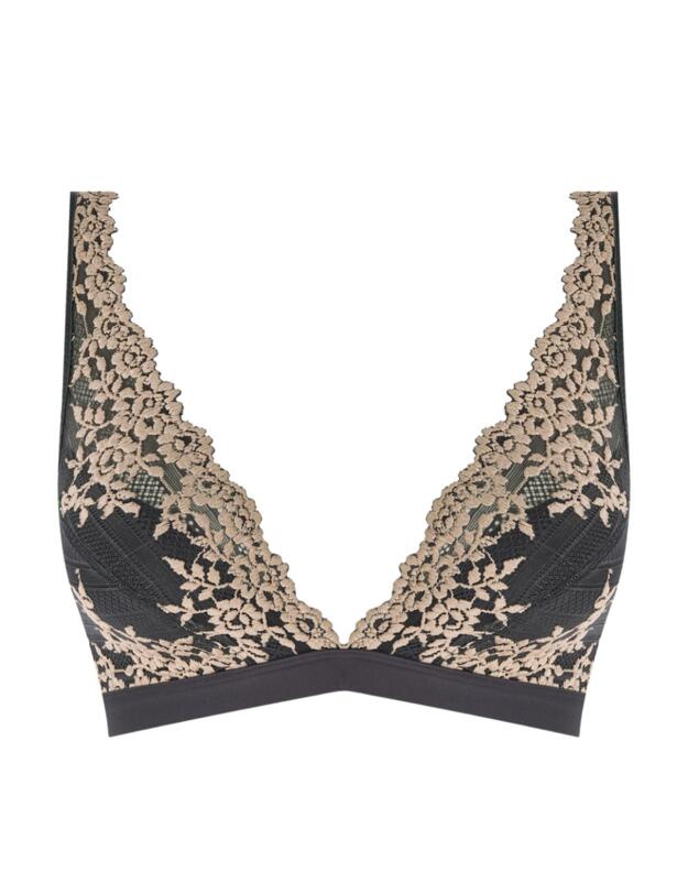  Wacoal Embrace Lace Soft Cup Bra Ebony/ Shifting Sand