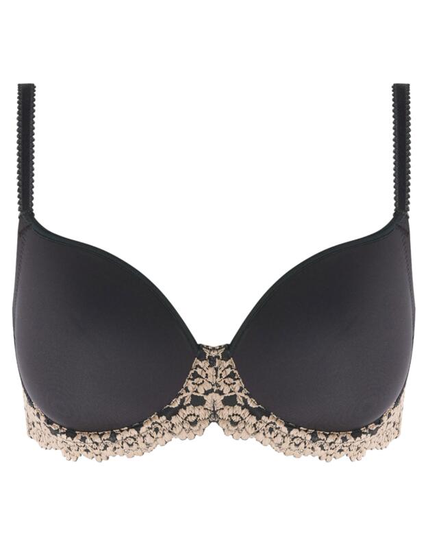 Wacoal Embrace Lace Contour Bra Ebony/ Shifting Sand