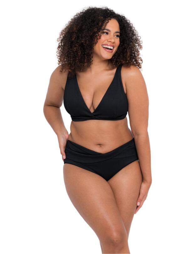 Curvy Kate Twist & Shout Bikini Briefs Black