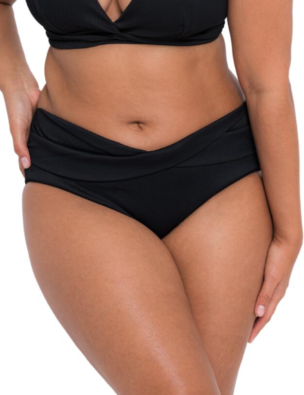 Curvy Kate Twist & Shout Bikini Briefs Black
