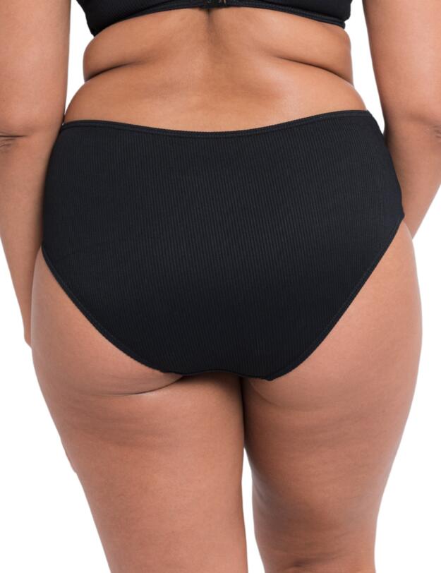 Curvy Kate Twist & Shout Bikini Briefs Black