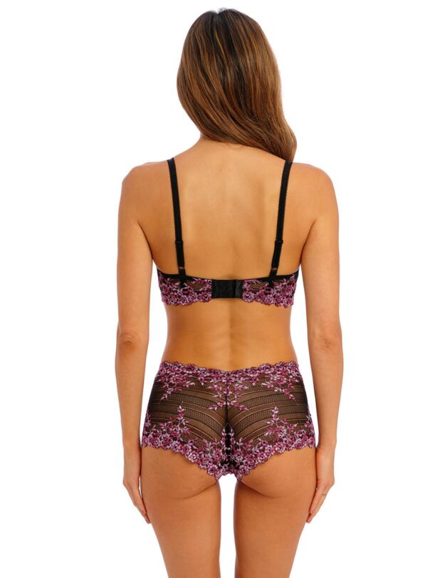Wacoal Embrace Lace Underwire Bra Black/Berry Multi 