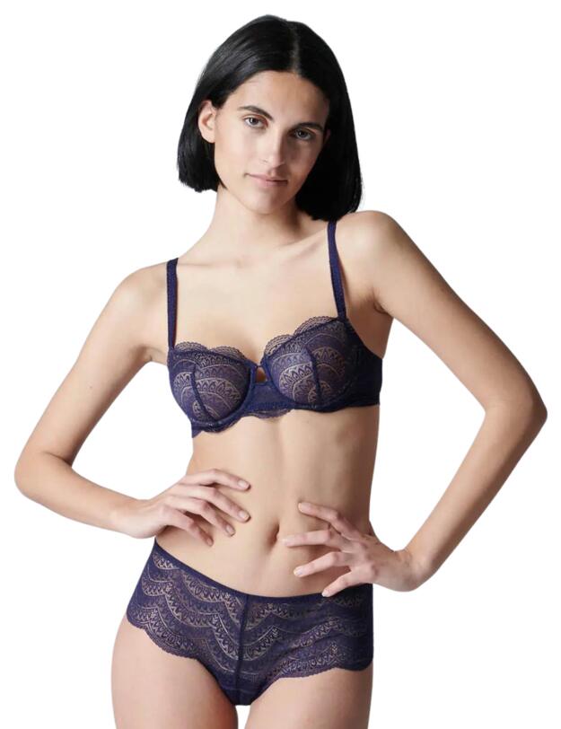 Simone Perele Karma Half Cup Bra Midnight