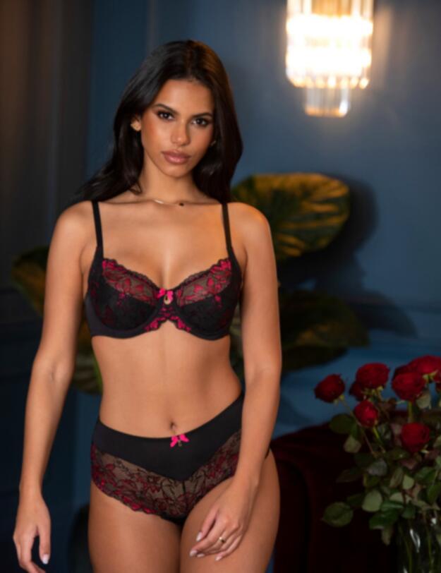 Pour Moi JAdore Shorty Brief Black/Pink