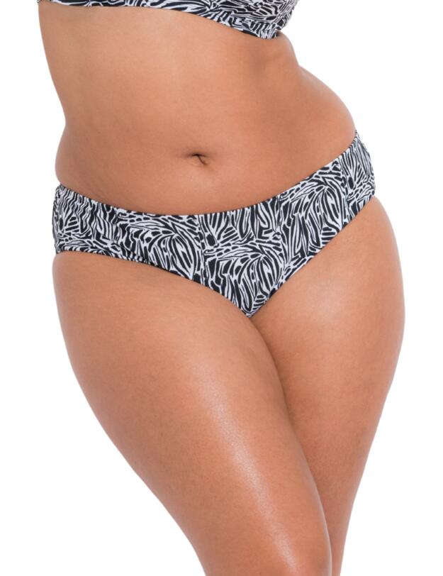 Curvy Kate Sundown Classic Bikini Brief Black Print