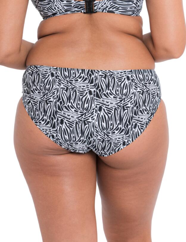 Curvy Kate Sundown Classic Bikini Brief Black Print