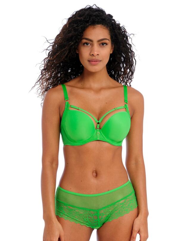 Freya Temptress T-Shirt Bra Poison Green