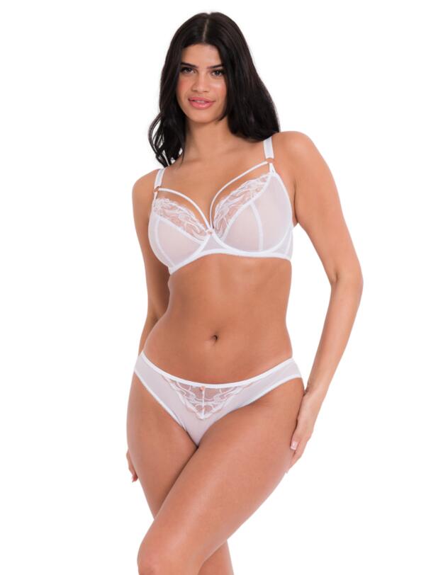 Scantilly by Curvy Kate Fascinate Plunge Bra White