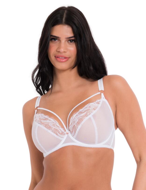 Scantilly by Curvy Kate Fascinate Plunge Bra White