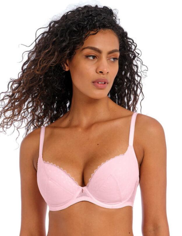 Freya Signature Padded Plunge Bra Barely Pink