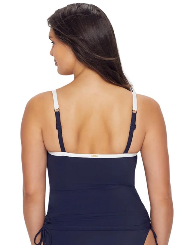 Panache Catarina Tankini Top Midnight/White