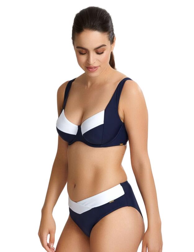 Panache Catarina Bikini Briefs Midnight/White