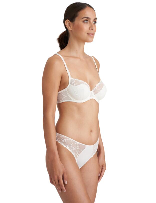 Marie Jo Nellie Half Padded Plunge Bra Natural 