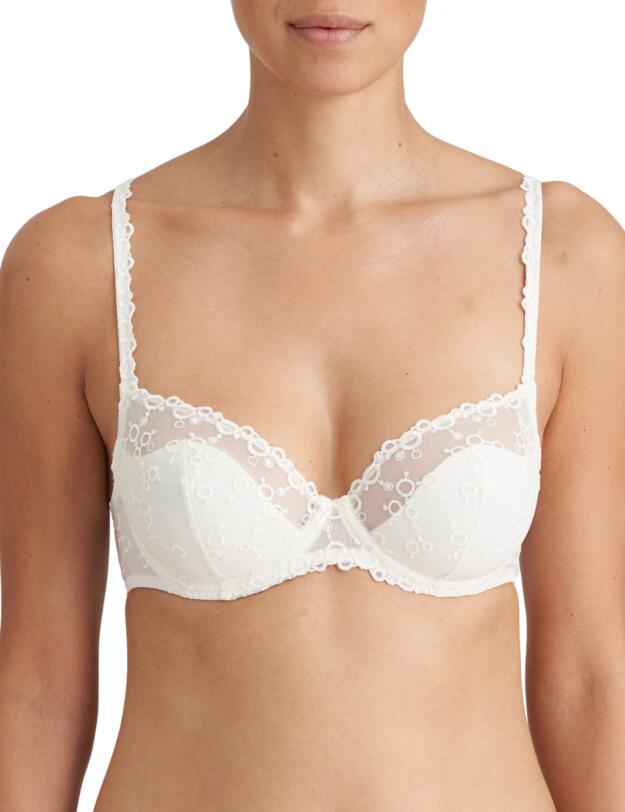 Marie Jo Nellie Half Padded Plunge Bra Natural 