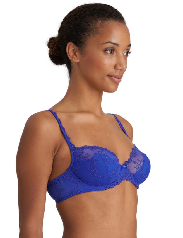 Marie Jo Nellie Half Padded Plunge Bra Electric Blue 
