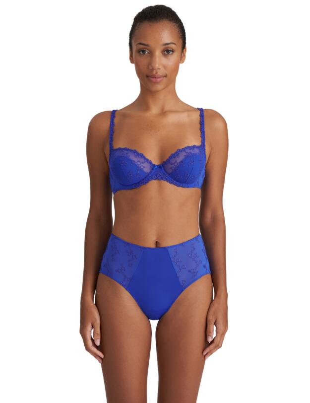 Marie Jo Nellie Half Padded Plunge Bra Electric Blue 