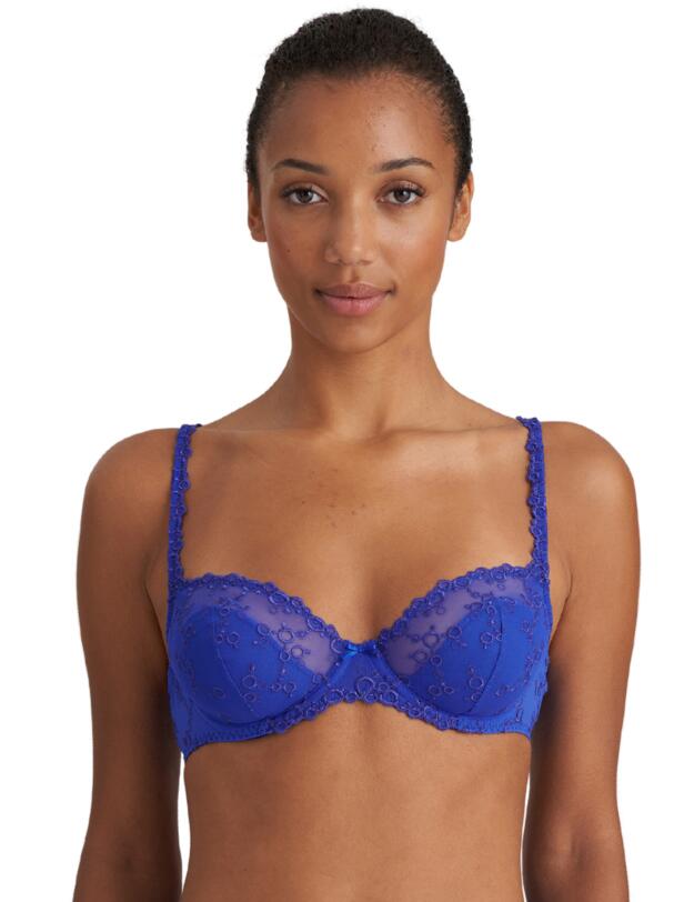Marie Jo Nellie Half Padded Plunge Bra Electric Blue 