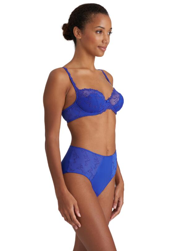 Marie Jo Nellie Half Padded Plunge Bra Electric Blue 