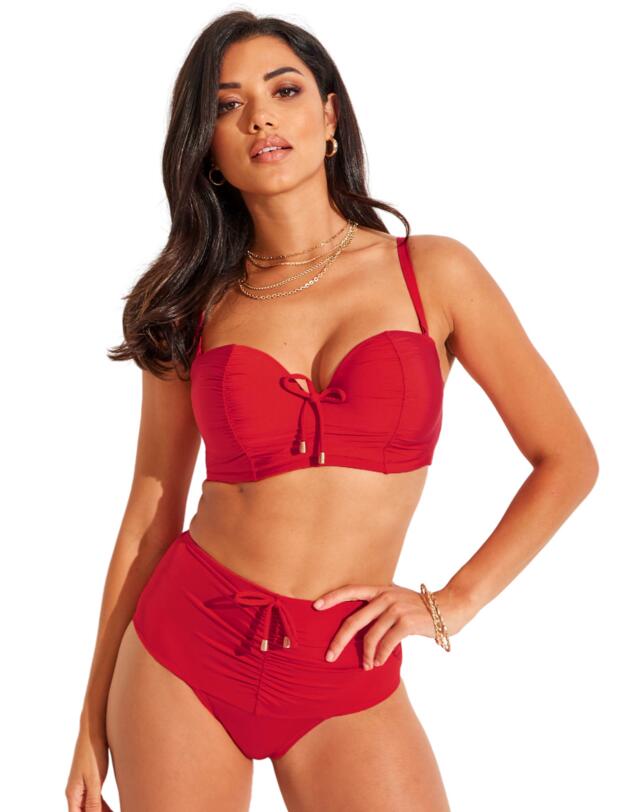 Pour Moi Santa Cruz Bikini Top Red