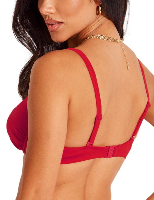 Pour Moi Santa Cruz Bikini Top Red