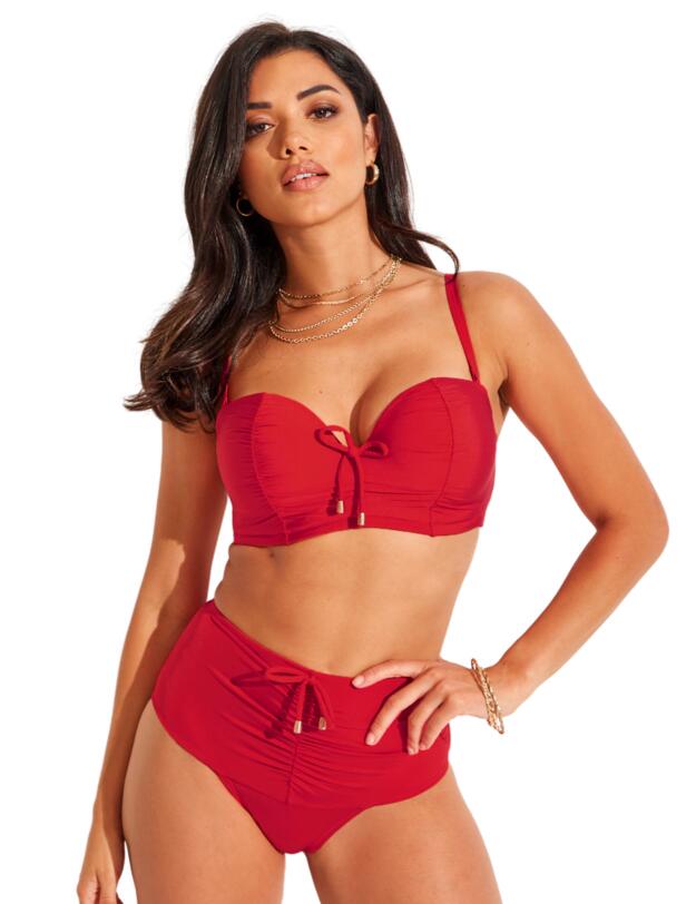Pour Moi Santa Cruz Bikini Briefs Red