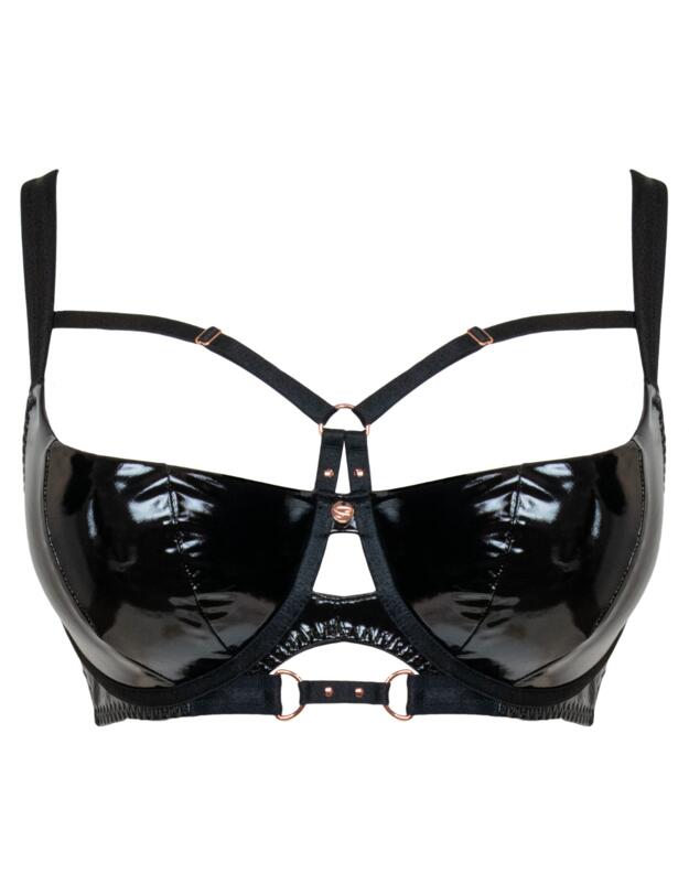 Scantilly by Curvy Kate Fatale Half Cup Padded Bra Black