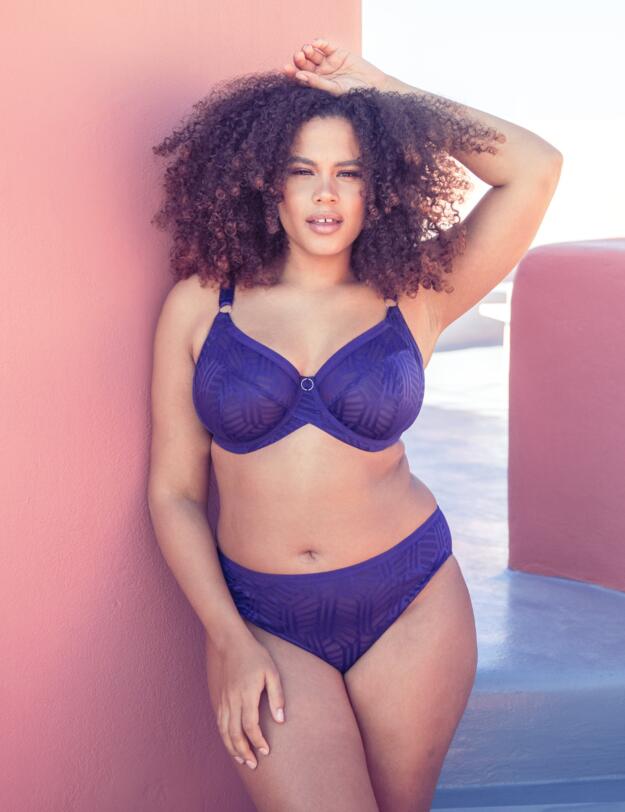 Curvy Kate Wonderfull Vibe High Leg Brief Navy